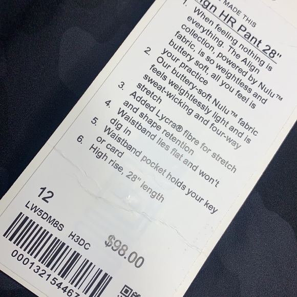๐NWTs Lululemon Align HR Leggings 28โ - Picture 7 of 14